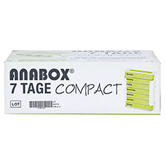 ANABOX Compact 7 Tage Wochendosierer grn/wei 1 Stck - Unterseite