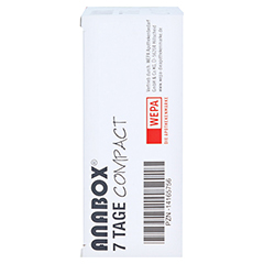 ANABOX Compact 7 Tage Wochendosierer grn/wei 1 Stck - Rechte Seite