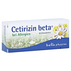 Cetirizin beta 30 Stück