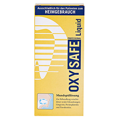 OXYSAFE Liquid Prof.Mundsplung Zahnarzt Version 250 Milliliter - Vorderseite