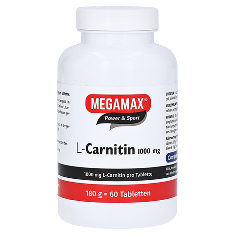 MEGAMAX L-Carnitin 1000 mg Tabletten 60 Stck