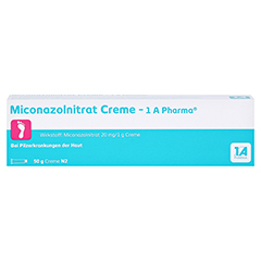 MICONAZOLNITRAT Creme-1A Pharma 50 Gramm N2 - Vorderseite