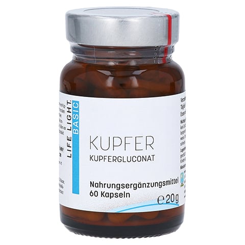 KUPFER 2 mg aus Kupfergluconat Kapseln 60 Stück
