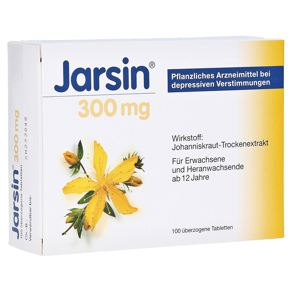 Jarsin 300mg Überzogene Tabletten 100 Stück