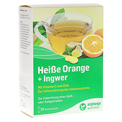 ALPHEGA heie Orange+Ingwer Pulver 20x5 Gramm
