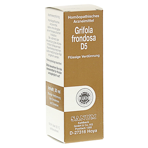 GRIFOLA frondosa D 5 Tropfen 30 Milliliter N1