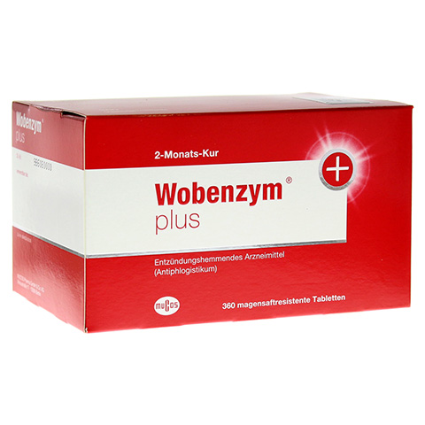 WOBENZYM Plus magensaftresistente Tabletten 360 Stck