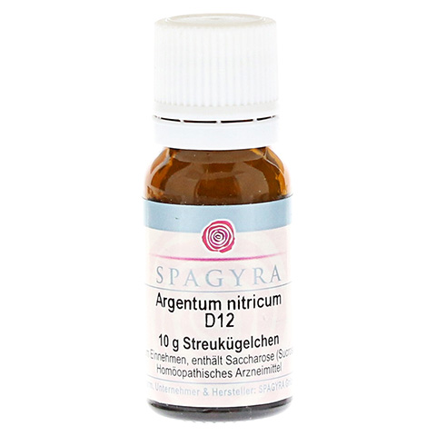 ARGENTUM NITRICUM D 12 Globuli 10 Gramm N1