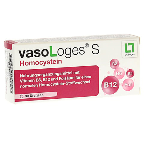 VASOLOGES S Homocystein Dragees 30 Stck