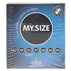 MYSIZE 47 Kondome 3 Stck - Vorderseite