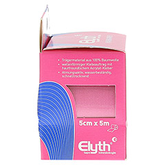 KINESIOLOGIE Tape Elyth 5 cmx5 m rot 1 Stck - Linke Seite
