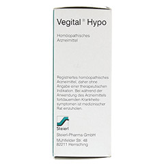 VEGITAL Hypo Tropfen zum Einnehmen 50 Milliliter N1 - Rechte Seite