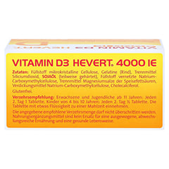Vitamin D3 Hevert 4.000 I.E. Tabletten 90 Stück - Oberseite