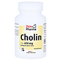 Cholin 600 mg rein aus Bitartrat vegetarische Kapseln 60 Stück