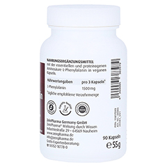 L-PHENYLALANIN 500 mg veg.HPMC Kaps.Zein Pharma 90 Stck - Rechte Seite