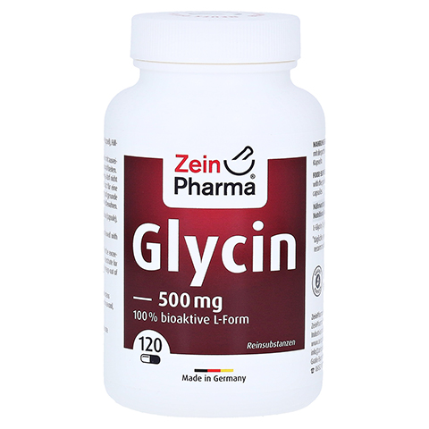 GLYCIN 500 mg in veg.HPMC Kapseln ZeinPharma 120 Stck