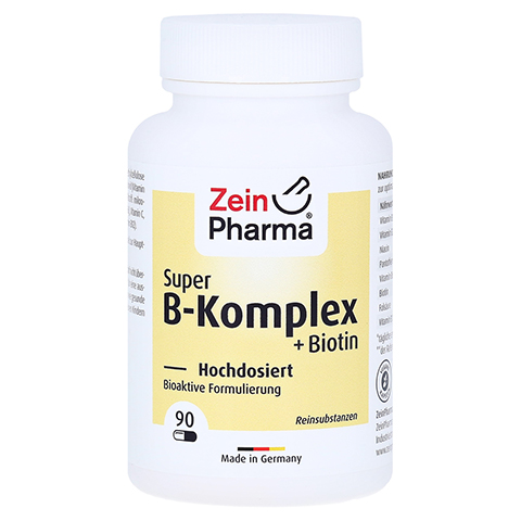 SUPER B-KOMPLEX+Biotin ZeinPharma Kapseln 90 Stück