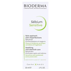 BIODERMA Sebium sensitive Creme 30 Milliliter - Vorderseite