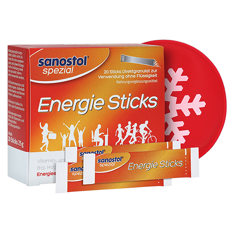SANOSTOL spezial Energie Sticks + gratis Handwrmer 1 Stck