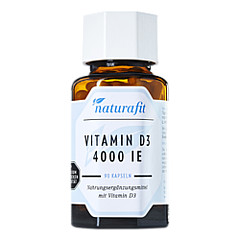 NATURAFIT Vitamin D3 4.000 I.E. Kapseln