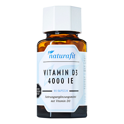 NATURAFIT Vitamin D3 4000 I.E. Kapseln 90 Stck