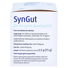 SYNGUT Synbiotikum m.Probiotika u.Prebiot.Beutel 30 Stück - Rechte Seite