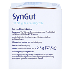 SYNGUT Synbiotikum m.Probiotika u.Prebiot.Beutel 15 Stück - Rechte Seite