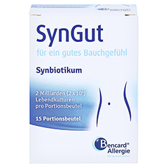 SYNGUT Synbiotikum m.Probiotika u.Prebiot.Beutel 15 Stück - Vorderseite