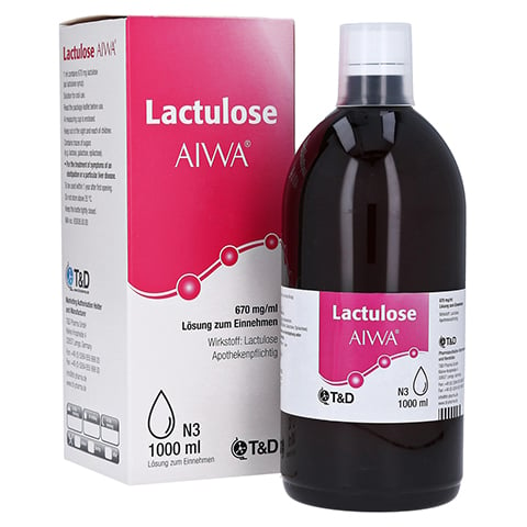 Lactulose AIWA 670mg/ml Lsung zum Einnehmen 1000 Milliliter N3