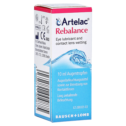 ARTELAC Rebalance Augentropfen 10 Milliliter