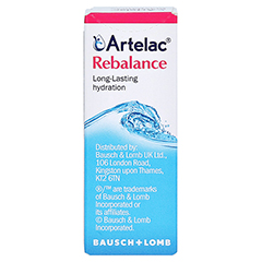 ARTELAC Rebalance Augentropfen 10 Milliliter - Rckseite