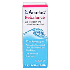 ARTELAC Rebalance Augentropfen 10 Milliliter - Vorderseite