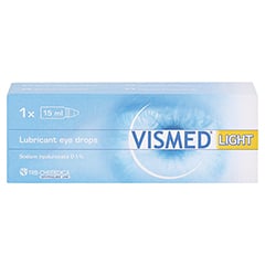 VISMED light Augentropfen 15 Milliliter - Vorderseite