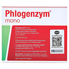 Phlogenzym mono Filmtabletten 20 Stck - Rckseite