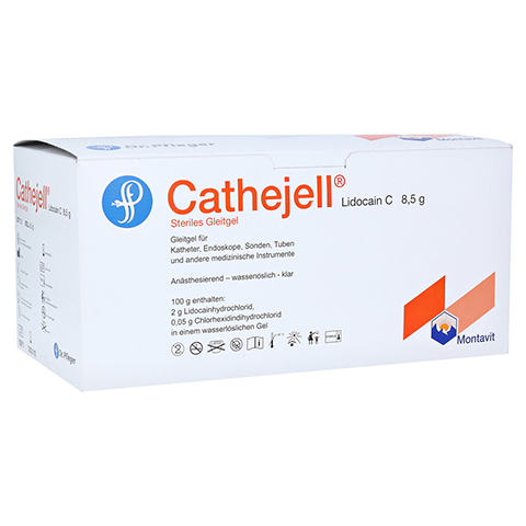 CATHEJELL Lidocain C steriles Gleitgel ZHS 8,5 g 25 Stück