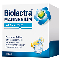 Biolectra Magnesium 243mg forte Zitrone 40 Stück