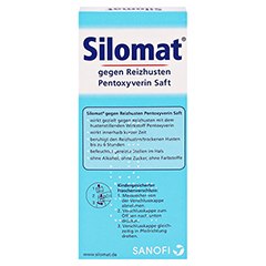 Silomat gegen Reizhusten Pentoxyverin 100 Milliliter N1 - Rückseite