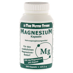 MAGNESIUM 350 mg Kapseln 200 Stück