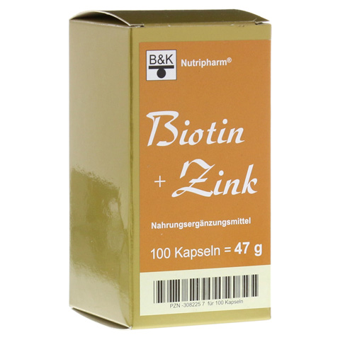 BIOTIN+ZINK Kapseln 100 Stck