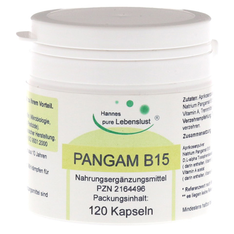 PANGAM Vitamin B15 Kapseln 120 Stck
