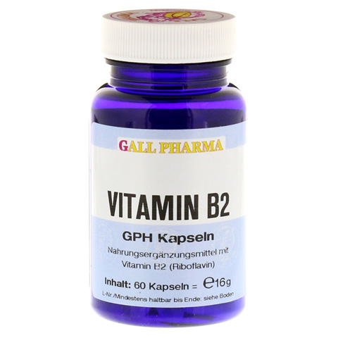 VITAMIN B2 GPH 1,6 mg Kapseln 60 Stück