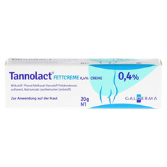 Tannolact Fettcreme 0,4% 20 Gramm N1 - Vorderseite