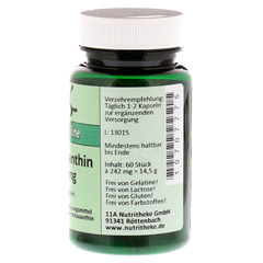 Astaxanthin 4 mg Kapseln 60 Stück - Rechte Seite