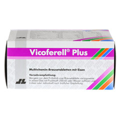 VICOFERELL plus Brausetabletten 30 Stck - Oberseite