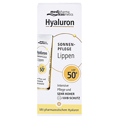 HYALURON SONNENPFLEGE Lippenbalsam LSF 50+ 7 Milliliter - Vorderseite
