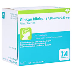 Ginkgo biloba-1A Pharma 120mg 120 Stck N3
