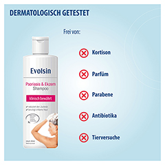 EVOLSIN Psoriasis & Ekzem Shampoo 250 Milliliter - Info 4