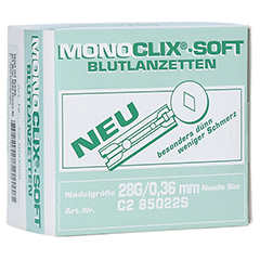 MONOCLIX Soft Blutlanzetten m.Schutzkappe 200 Stck
