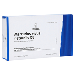 MERCURIUS VIVUS NATURALIS D 6 Ampullen 8x1 Milliliter N1