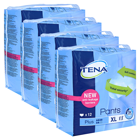 TENA PANTS Plus XL Einweghose 4x12 Stck
